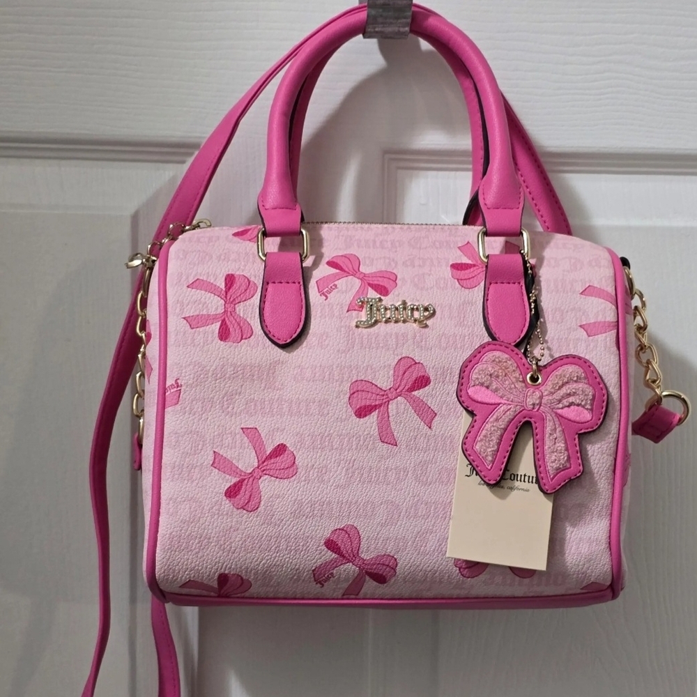 Juicy Couture Pink Bow Satchel